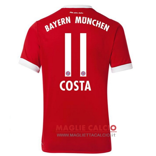 nuova maglietta bayern munich 2017-2018 costa 11 prima